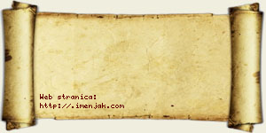 Janko Kočić vizit kartica